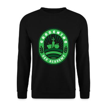 Hobbygärtner Garten Vater Gartenvater - Unisex Pullover - Schwarz - Vorne - Alina (178cm) & Michal (187cm)