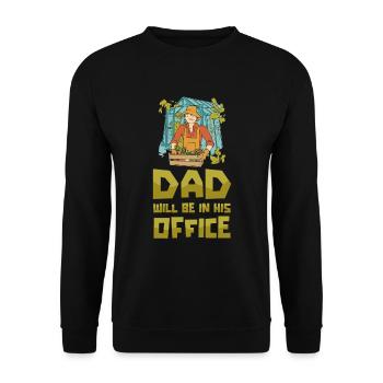 Hobby Gardener Garden Funny Garden Father - Unisex Sweatshirt - black - Front - Alina (178cm) & Michal (187cm)