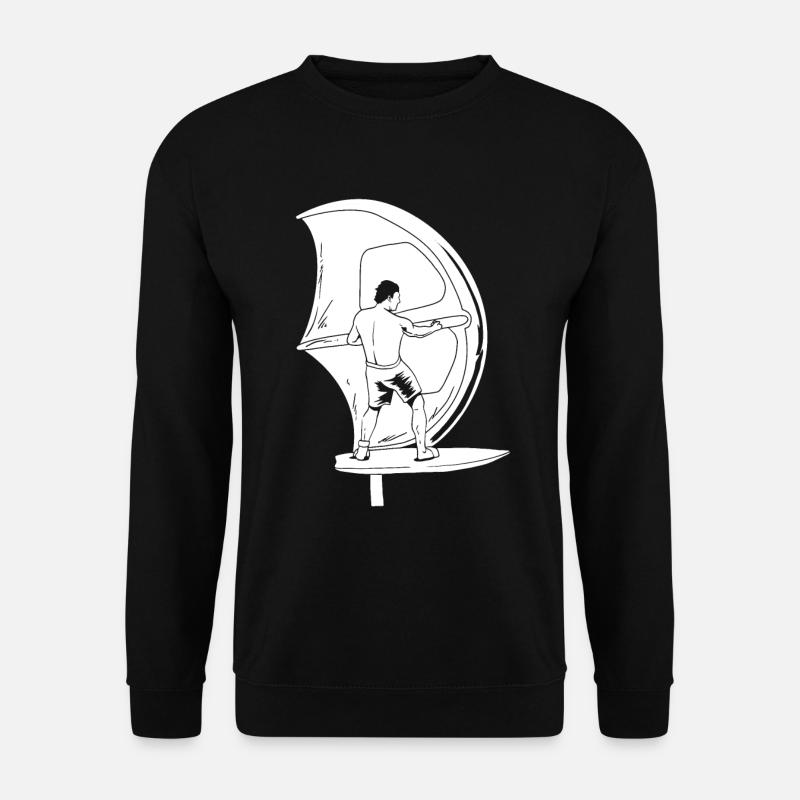 Wing Surf Wing Foil - Unisex Pullover - Schwarz