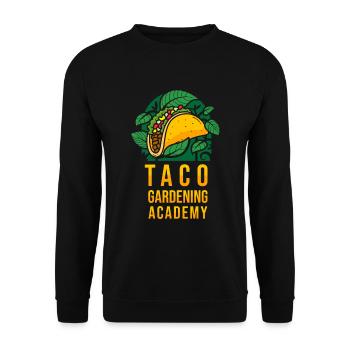 Tacos de jardin Hobby Gardener - Sweat-shirt Unisexe - noir - Devant - Alina (178cm) & Michal (187cm)