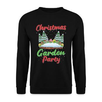Hobby Gardener Garden Party Garden Noël - Sweat-shirt Unisexe - noir - Devant - Alina (178cm) & Michal (187cm)