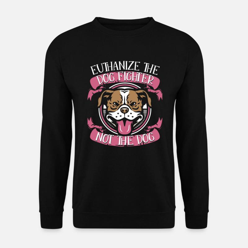 Pitbull Pitbull Verbot - Unisex Pullover - Schwarz