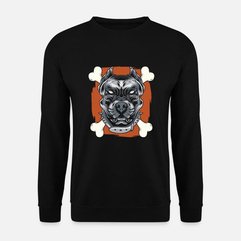 Pitbull Bone Pitbull Interdiction - Sweat-shirt Unisexe - noir