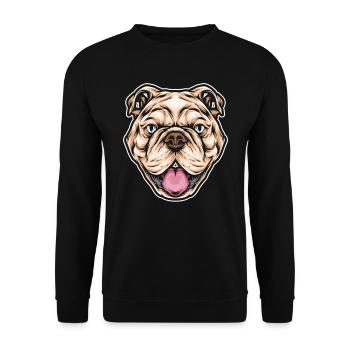 Pitbull Pitbull Interdiction - Sweat-shirt Unisexe - noir - Devant - Alina (178cm) & Michal (187cm)