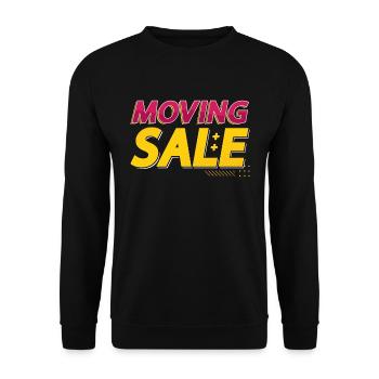 Garage Sales Moving Sale Shopping Bargain Hunter - Unisex Sweatshirt - black - Front - Alina (178cm) & Michal (187cm)