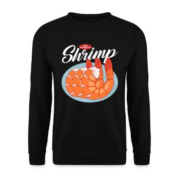 Crab Crab Lover Shrimp Crab Gift - Unisex Sweatshirt - black - Front - Alina (178cm) & Michal (187cm)