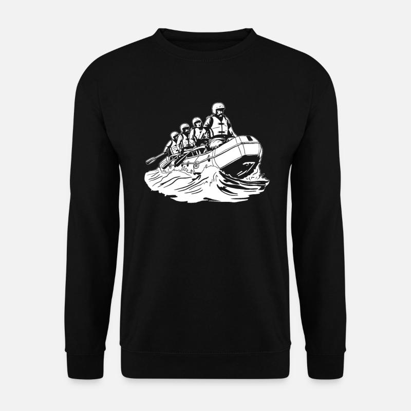 Rafting - Unisex Pullover - Schwarz