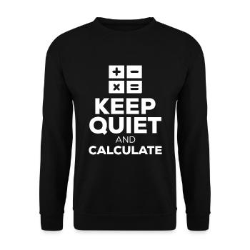 Physics Phyker Funny Quantum Physics - Unisex Sweatshirt - black - Front - Alina (178cm) & Michal (187cm)