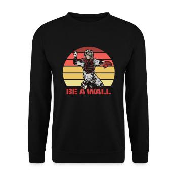 Softball Cool - Sweat-shirt Unisexe - noir - Devant - Alina (178cm) & Michal (187cm)