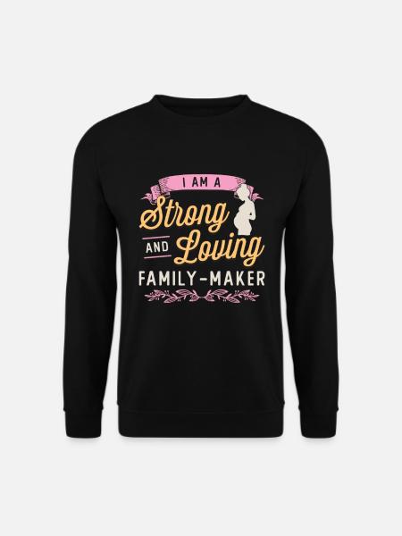 Surrogacy I Am A Strong And Loving IVF Awareness - Unisex Sweatshirt - black