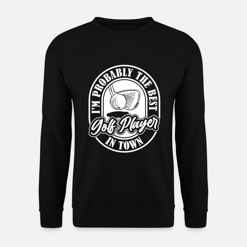 Golf Golfer Golfen - Unisex Pullover - Schwarz