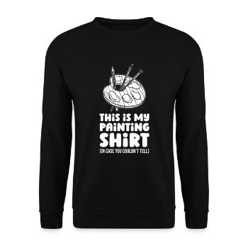 Maler Lackierer - Unisex Pullover - Schwarz - Vorne - Alina (178cm) & Michal (187cm)