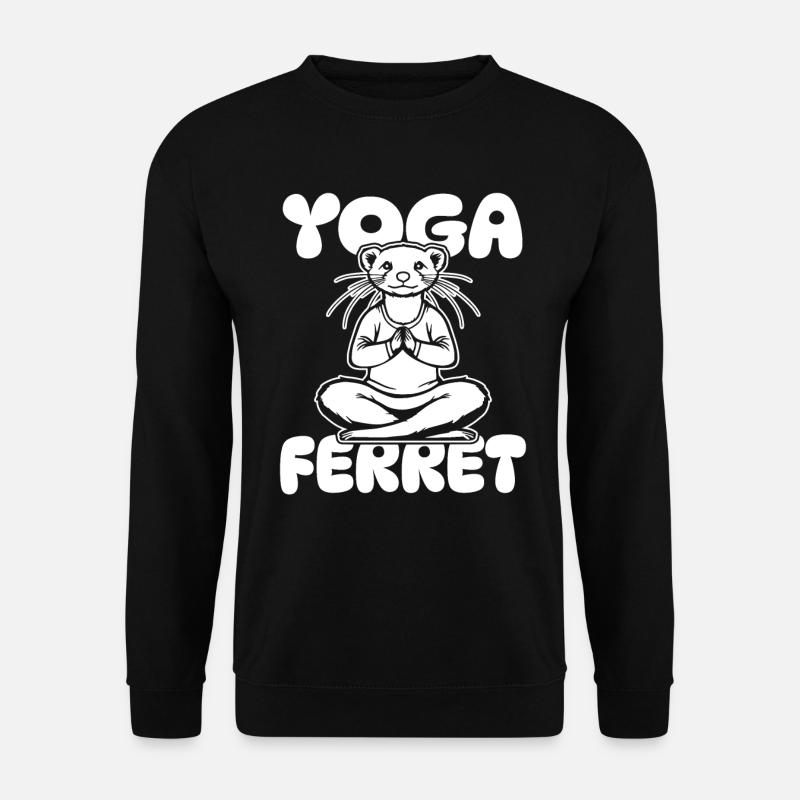 Ferret polecat - Unisex Sweatshirt - black