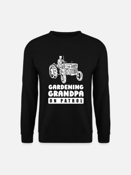 Hobbygärtner Garten Garten Opa - Unisex Pullover - Schwarz
