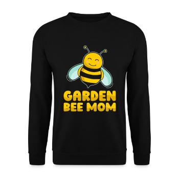 Amateur gardener garden mother garden bees - Unisex Sweatshirt - black - Front - Alina (178cm) & Michal (187cm)