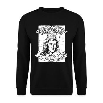 Physique Phyker King Physique quantique - Sweat-shirt Unisexe - noir - Devant - Alina (178cm) & Michal (187cm)