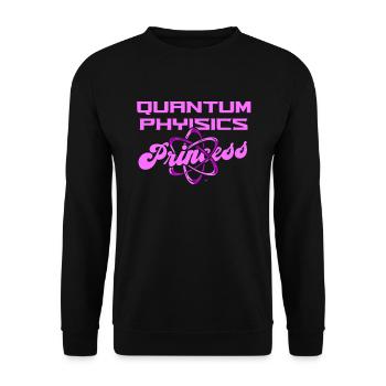 Physics Physicists Quantum Physics - Unisex Sweatshirt - black - Front - Alina (178cm) & Michal (187cm)