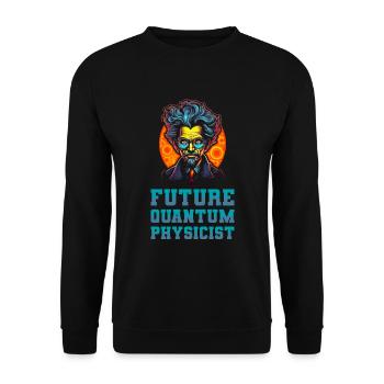 Physique Phyker Cool Physique quantique - Sweat-shirt Unisexe - noir - Devant - Alina (178cm) & Michal (187cm)