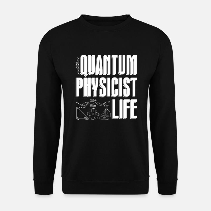 Physik Phyiker Gleichung Quantenphysik - Unisex Pullover - Schwarz