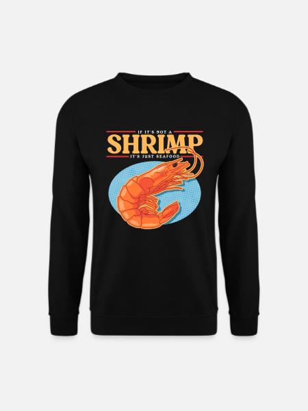 Krabben Garnelen Krabbenliebhaber Krabbe Geschenk - Unisex Pullover - Schwarz
