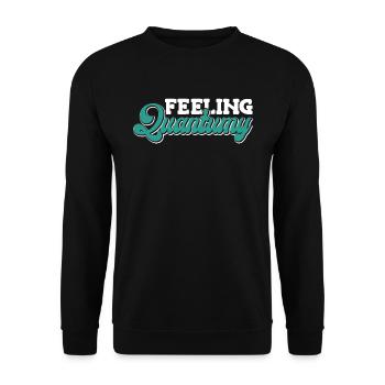 Physics Phyker Funny Quantum Physics - Unisex Sweatshirt - black - Front - Alina (178cm) & Michal (187cm)