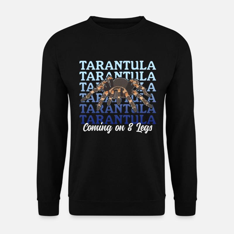 Vogelspinne Spinne Tarantel Vogelspinnen Geschenk - Unisex Pullover - Schwarz