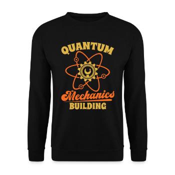 Physics Physicist Funny Quantum Physics - Unisex Sweatshirt - black - Front - Alina (178cm) & Michal (187cm)