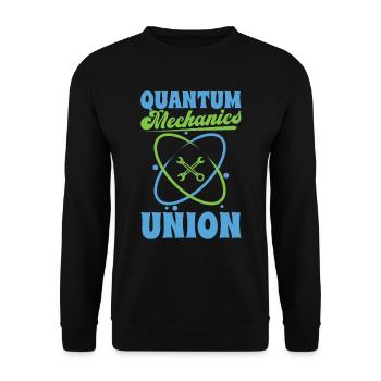 Physique Union Phyiker Physique quantique - Sweat-shirt Unisexe - noir - Devant - Alina (178cm) & Michal (187cm)