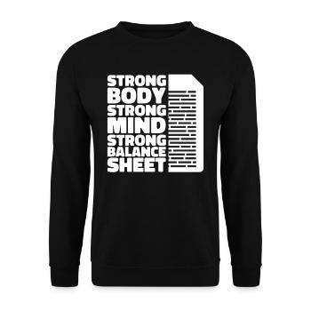 Comptable Conseiller fiscal Witzig - Sweat-shirt Unisexe - noir - Devant - Alina (178cm) & Michal (187cm)