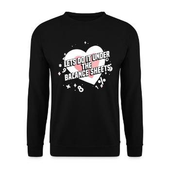 Comptable Conseiller fiscal Witzig - Sweat-shirt Unisexe - noir - Devant - Alina (178cm) & Michal (187cm)