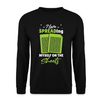 Comptable Conseiller fiscal Witzig - Sweat-shirt Unisexe - noir - Devant - Alina (178cm) & Michal (187cm)