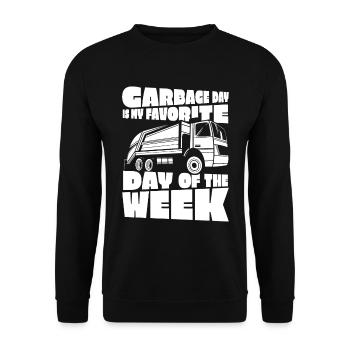 Truck Driver Trucker Truck Driver Funny - Unisex Sweatshirt - black - Front - Alina (178cm) & Michal (187cm)