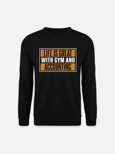 Buchhalter Steuerberater Fitnessstudio - Unisex Pullover - Schwarz