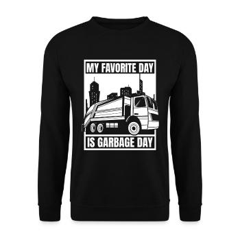 Truck Driver Trucker Truck Driver Funny - Unisex Sweatshirt - black - Front - Alina (178cm) & Michal (187cm)
