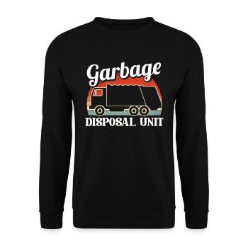 Truck Driver Trucker Truck Driver Funny - Unisex Sweatshirt - black - Front - Alina (178cm) & Michal (187cm)