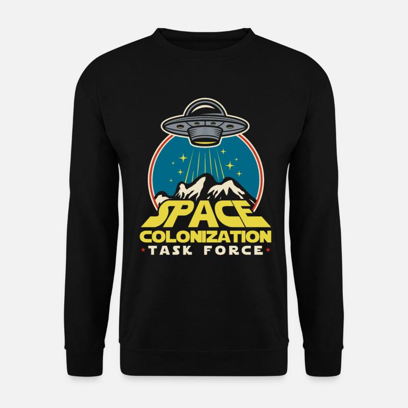 Space Space Cool Space Colonization - Unisex Sweatshirt - black