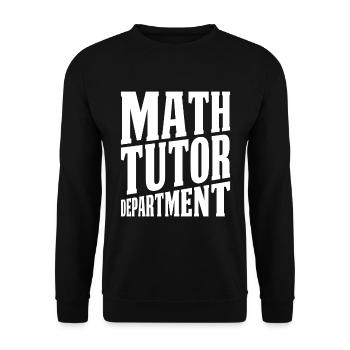Mathelehrer Mathe Lehrer Abteilung - Unisex Pullover - Schwarz - Vorne - Alina (178cm) & Michal (187cm)