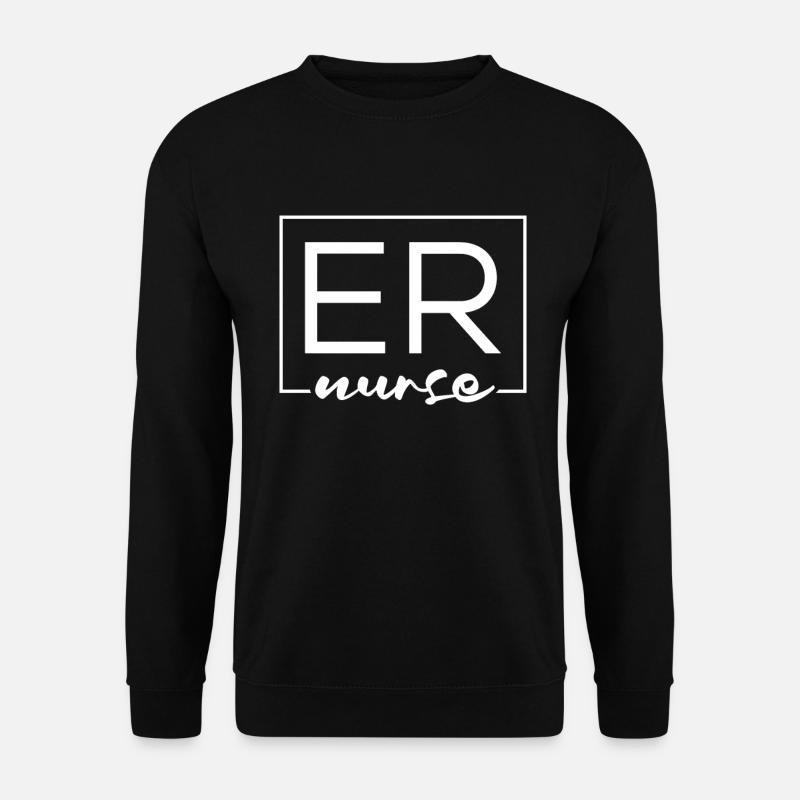 Krankenschwester Notfall Krankenschwester - Unisex Pullover - Schwarz