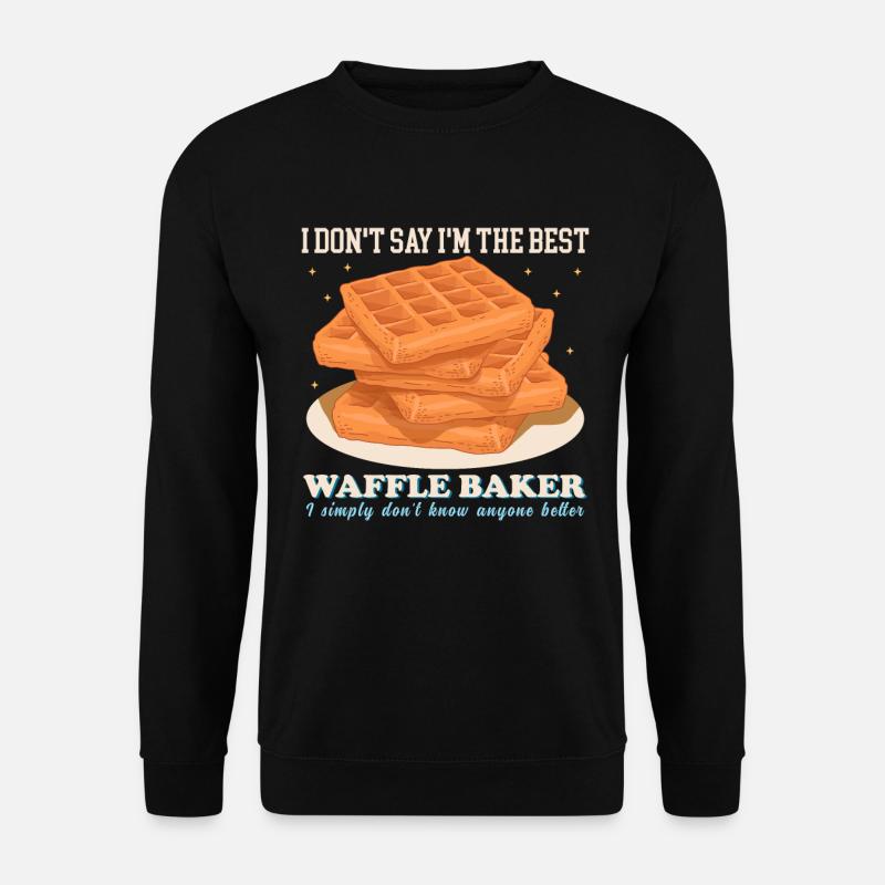 Waffles Waffle Waffle Lover Gift - Unisex Sweatshirt - black