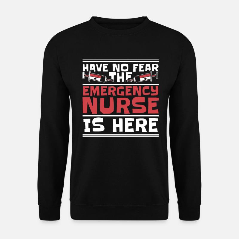 Infirmière Aiguille Infirmière d’urgence - Sweat-shirt Unisexe - noir