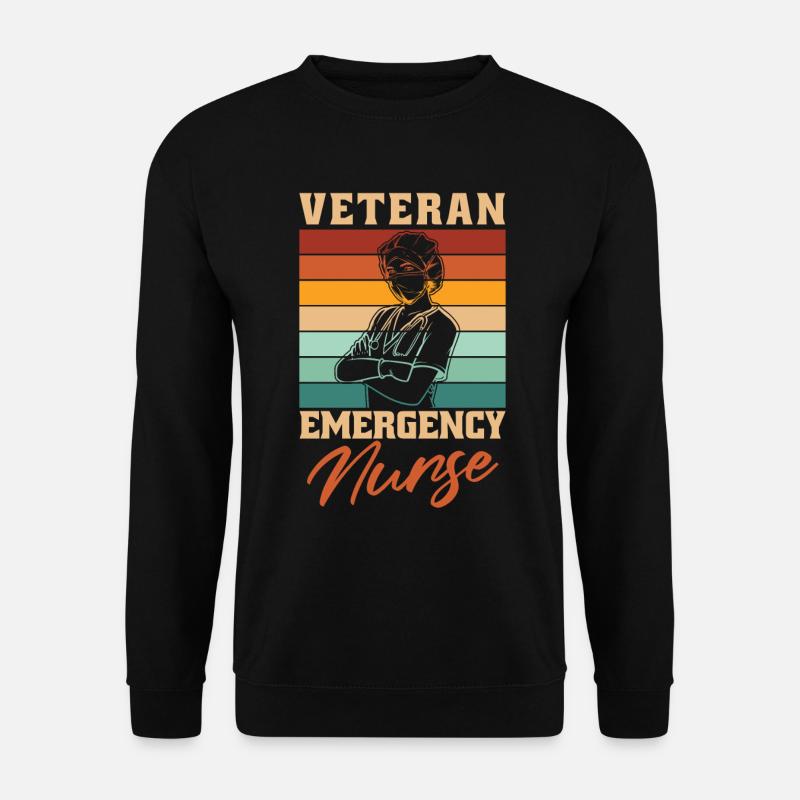 Krankenschwester Notfall Krankenschwester - Unisex Pullover - Schwarz