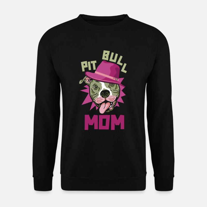 Pitbull Mom Pitbull Prohibition Mom - Unisex Sweatshirt - black