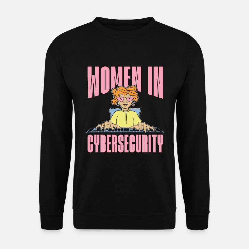 Cybersecurity Women In Cybersecurity Programming - Unisex Pullover - Schwarz