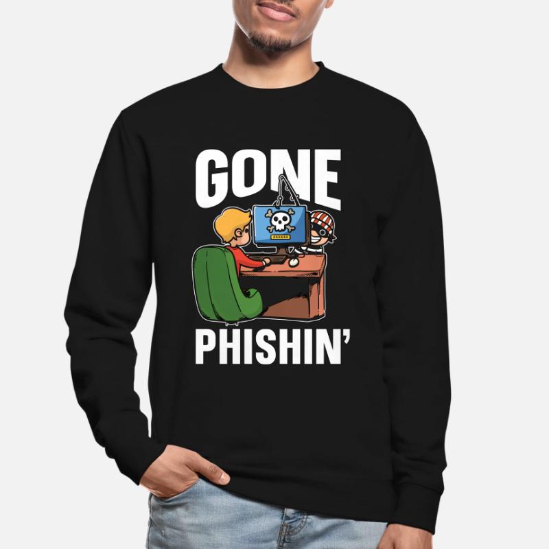 Cybersecurity Gone Phishin' Programming Analyst Unisex Sweatshirt