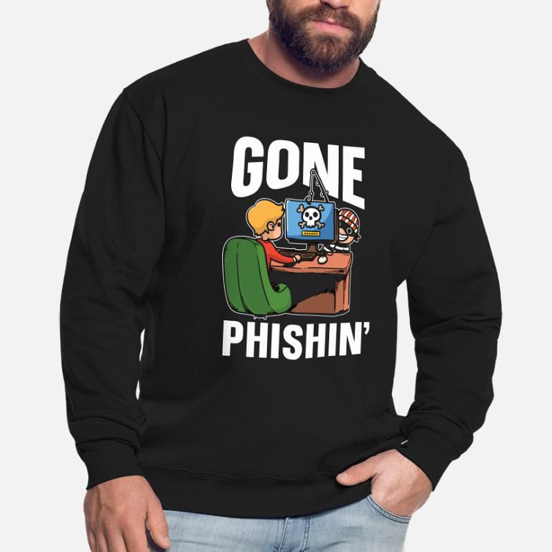 Cybersecurity Gone Phishin' Programming Analyst Unisex Sweatshirt