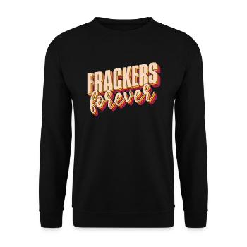 Fracturation hydraulique de plate-forme pétrolière de champ pétrolifère - Sweat-shirt Unisexe - noir - Devant - Alina (178cm) & Michal (187cm)