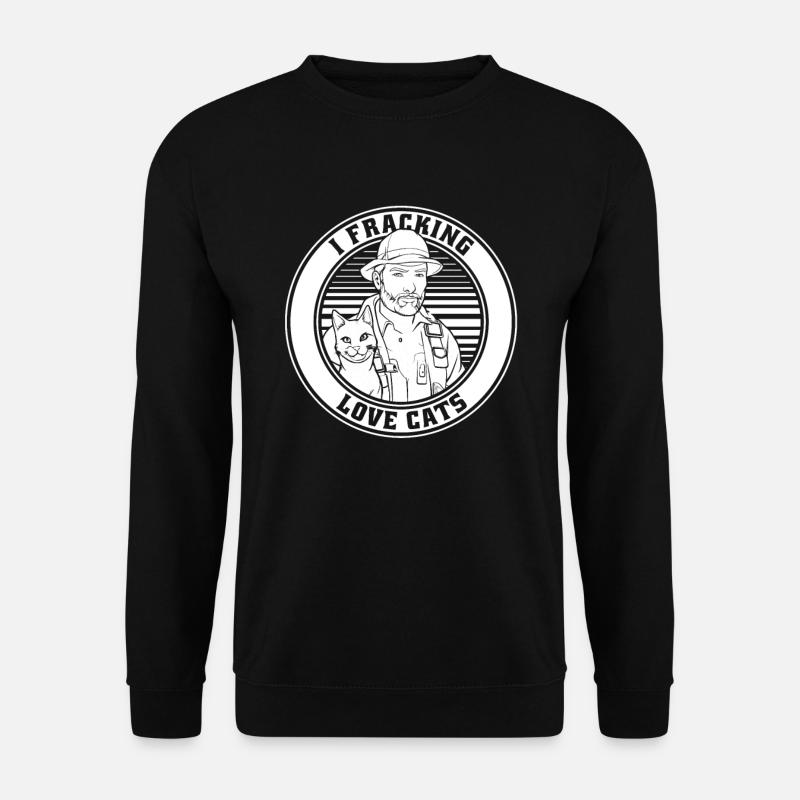 Oilfield Oil Rig Fracking - Unisex Sweatshirt - black