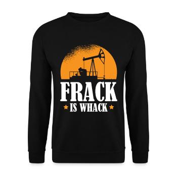 Fracturation hydraulique d’une plate-forme pétrolière - Sweat-shirt Unisexe - noir - Devant - Alina (178cm) & Michal (187cm)