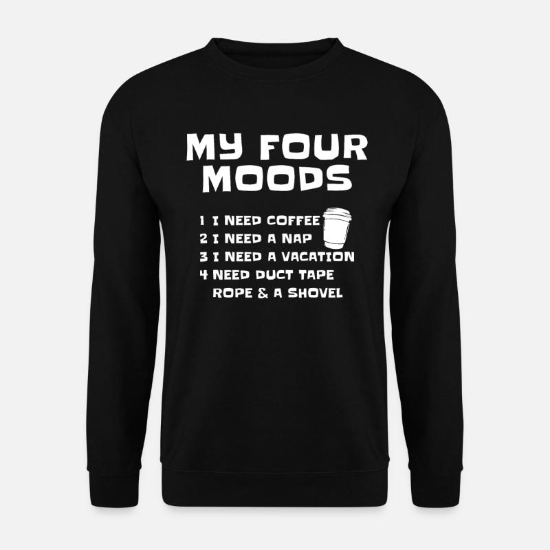 Coffee Cafe Witzig - Unisex Sweatshirt - black