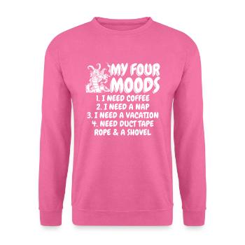 Kaffee Cafe - Unisex Pullover - Pink - Vorne